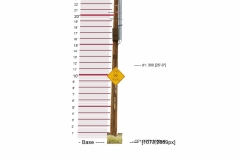 Utilizing a scale to check the size and location of proposed equipment.